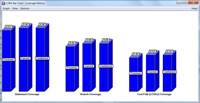 Bar chart showing coverage metrics for previous current and combined runs